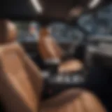 Spacious interior of a modern SUV showcasing comfortable seating and ample legroom