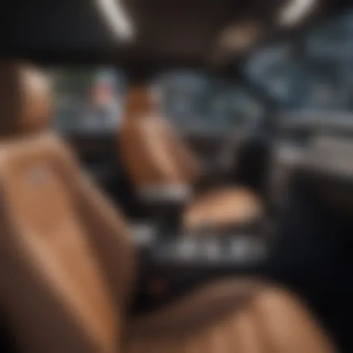 Spacious interior of a modern SUV showcasing comfortable seating and ample legroom