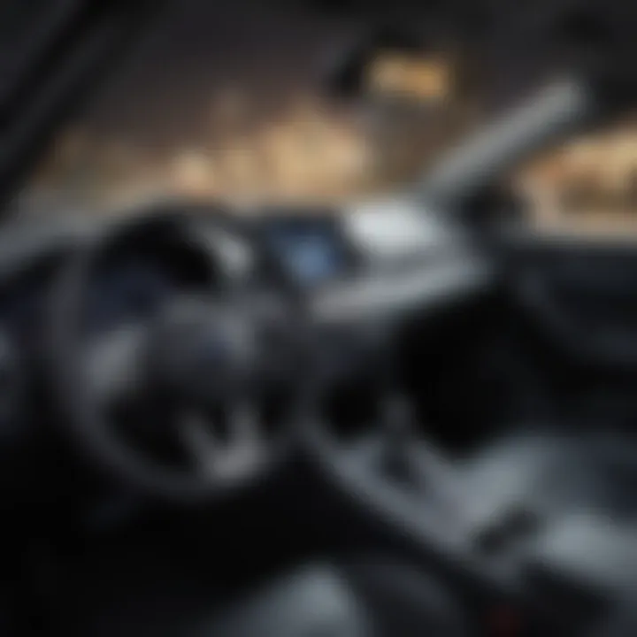 Interior layout illustrating the spacious cabin and modern dashboard features of the Subaru Impreza