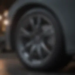 Close-up view of OZ Wheels showcasing design and finish