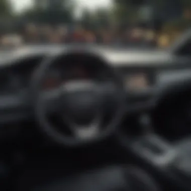 Innovative Dashboard Technology Interior dashboard of Toyota Corolla highlighting technology features