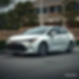 Toyota Corolla exterior design showcasing elegance and style