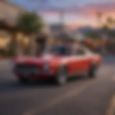 Exploring the Heart of Tucson's Automotive Scene A vibrant street view showcasing Tucson's automotive culture