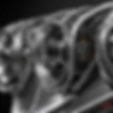 Detailed view of AFR BBC aluminum head design showcasing engineering precision.