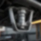 Close-up of Camaro exhaust cutout mechanism showing detailed design