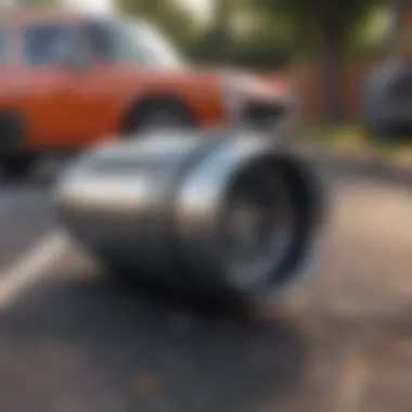Visual representation of the environmental benefits of catalytic converters