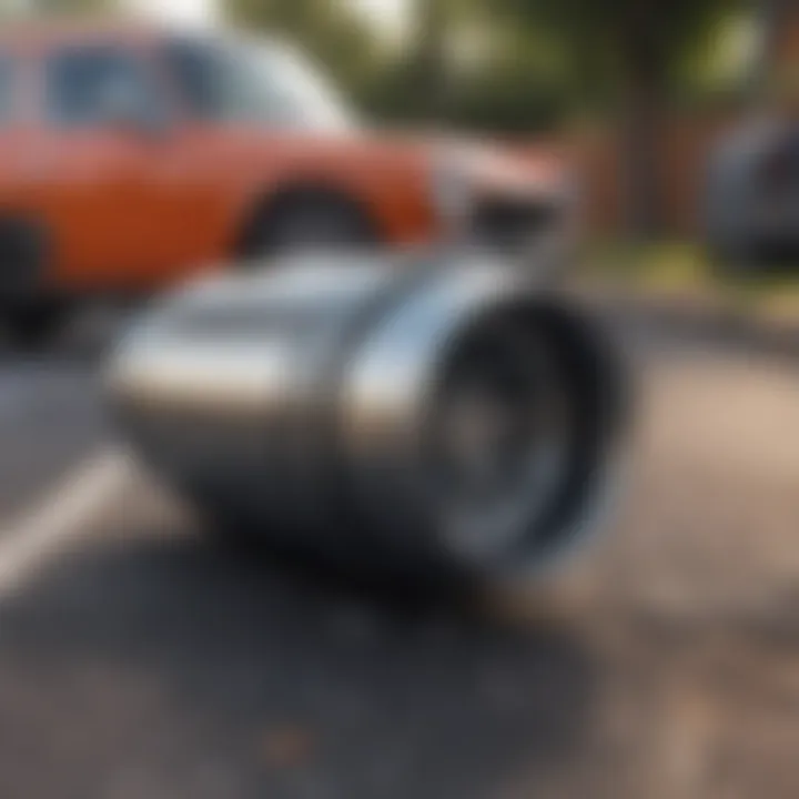 Visual representation of the environmental benefits of catalytic converters