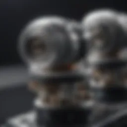 Detailed view of a nitrous solenoid showcasing its intricate design