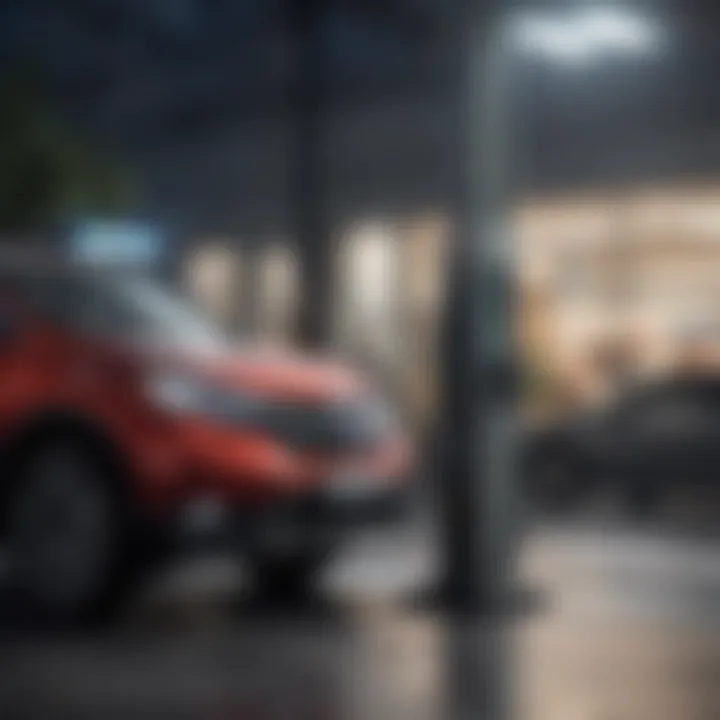 Electric charging station for alternative fuel vehicles