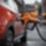 Fuel pump representing gasoline for Honda CR-V