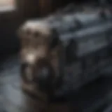 Detailed view of a Japanese crate motor showcasing its design and engineering