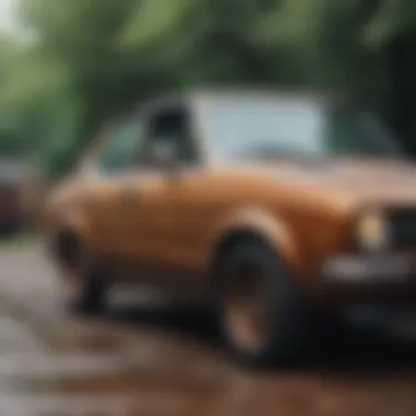 Automotive Application of Rust Remover Acid Application of rust remover acid on automotive parts