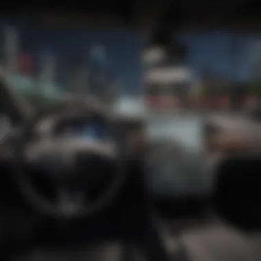 Technological Innovations in Tesla Cars Tesla dashboard highlighting tech innovations