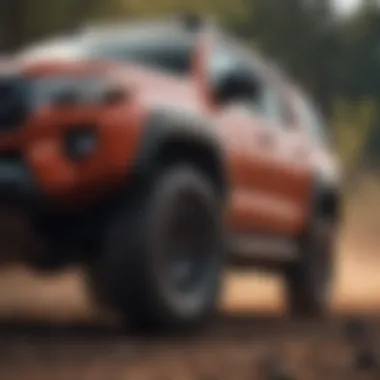 Rugged Exterior of TRD Off-Road TRD Off-Road exterior showcasing rugged design