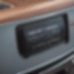 Detailed view of a 1985 Chevy truck gas tank with labels highlighting key components