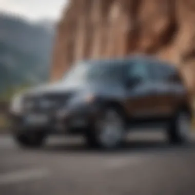 Luxury Driving Experience with Mercedes-Benz GLK Diesel Illustration of the Mercedes-Benz GLK diesel on a luxurious road trip