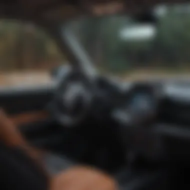 Interior view of the Mini Countryman highlighting advanced technology features