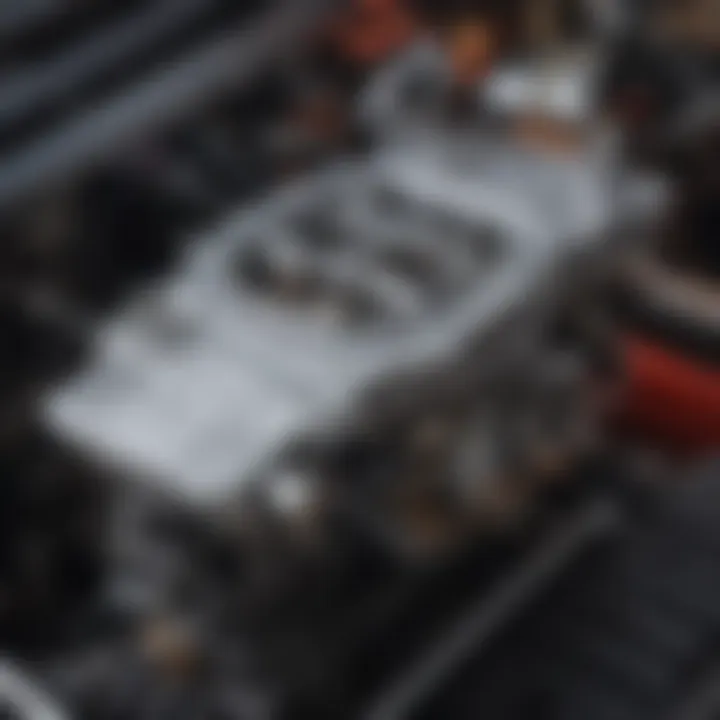 Thermoquad carburetor installed in an engine bay