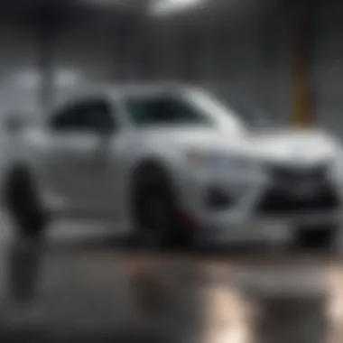 A high-performance Toyota vehicle modified by TRD