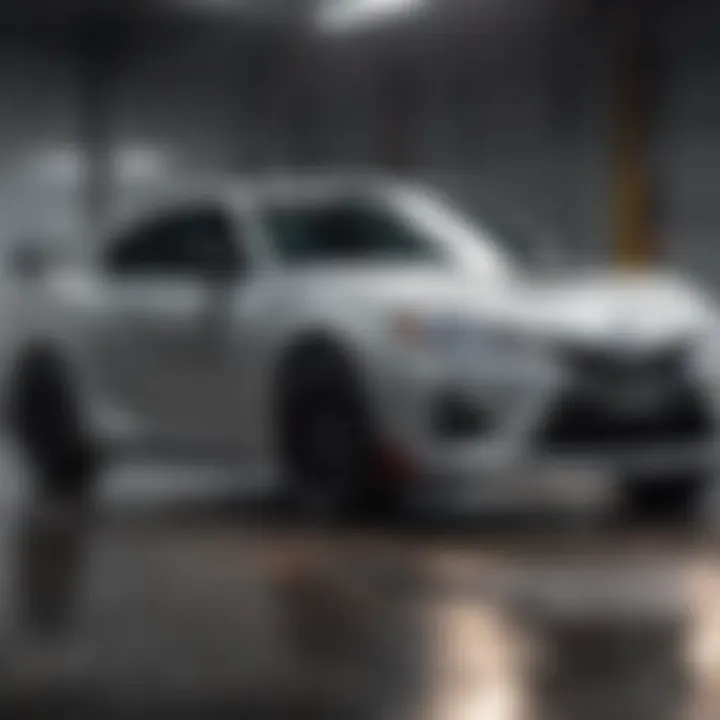 A high-performance Toyota vehicle modified by TRD