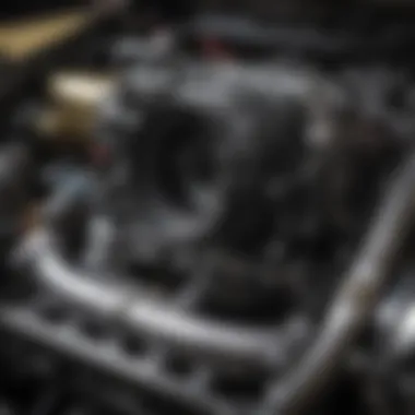 Aftermarket Modifications for WRX Engine Performance Aftermarket modifications on a used WRX engine, highlighting popular enhancements.