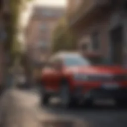 Exterior view of the Volkswagen Tiguan showcasing its modern design